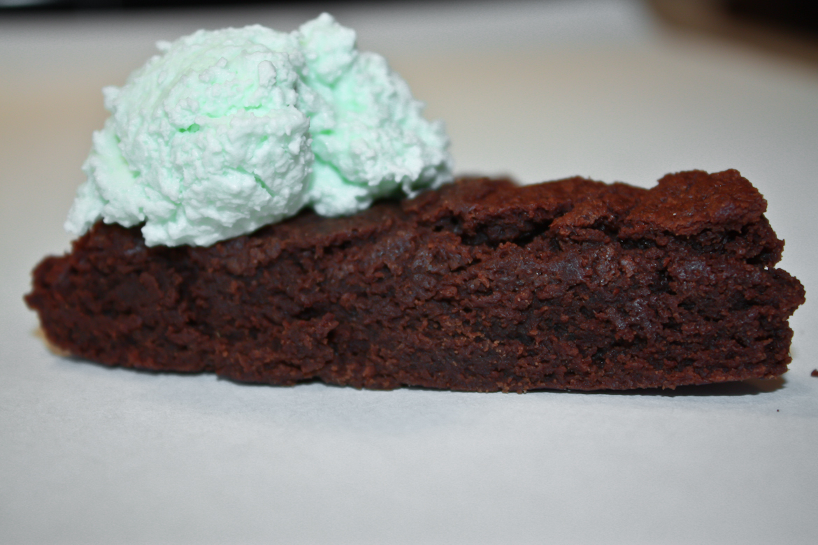 Brownies & Mint Whipped Cream