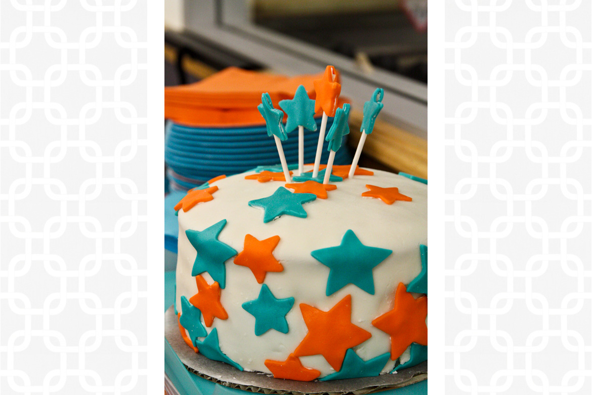 Shooting Stars Birthday Cake