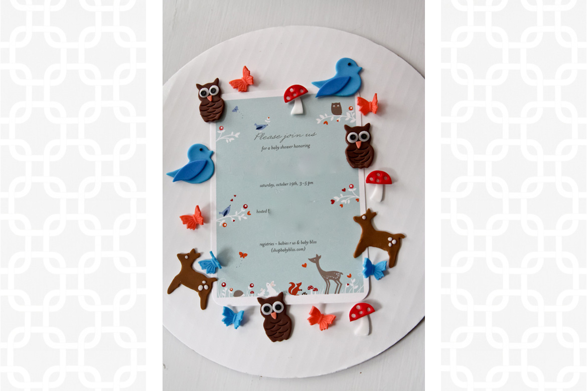Woodland Animal Cupcake Toppers