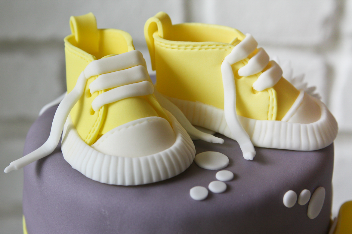 Baby Shoes Cake Topper