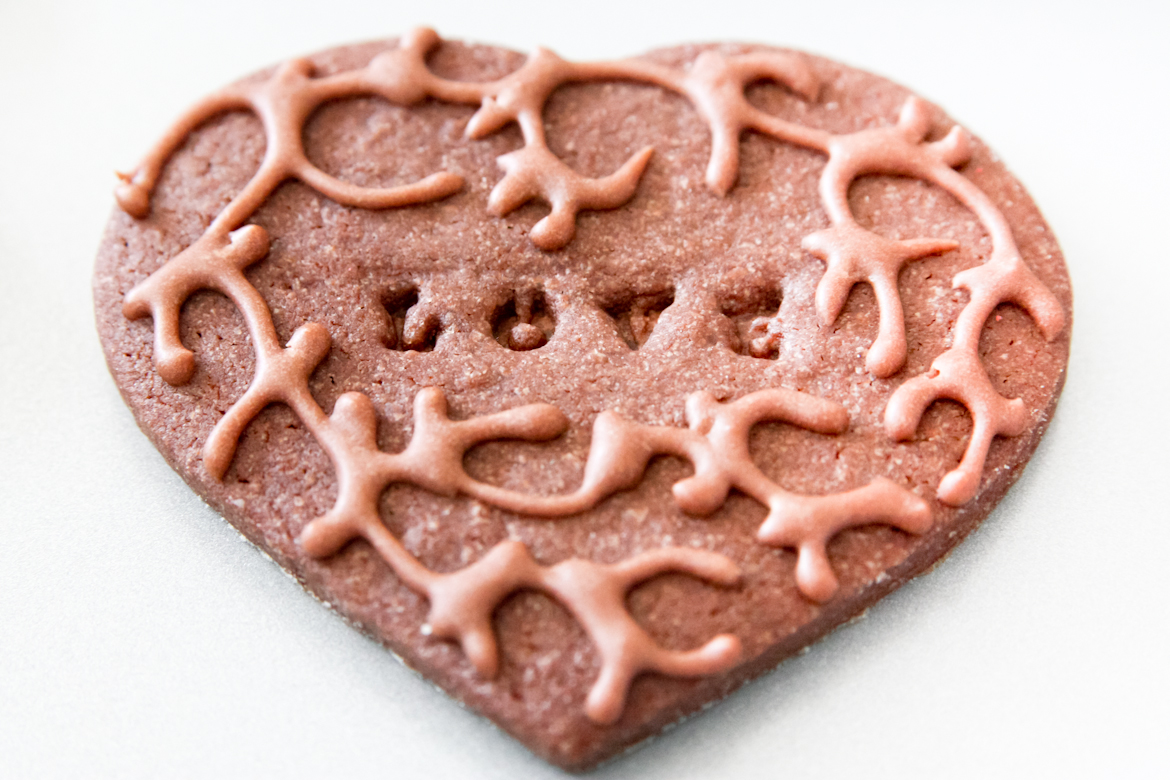 Valentine’s Day Chocolate Sugar Cookies