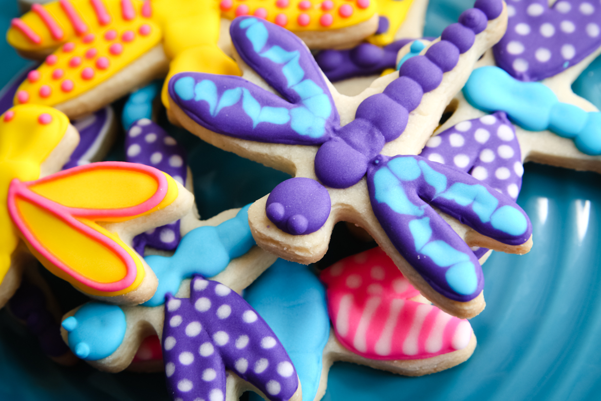 Dragonfly Sugar Cookies