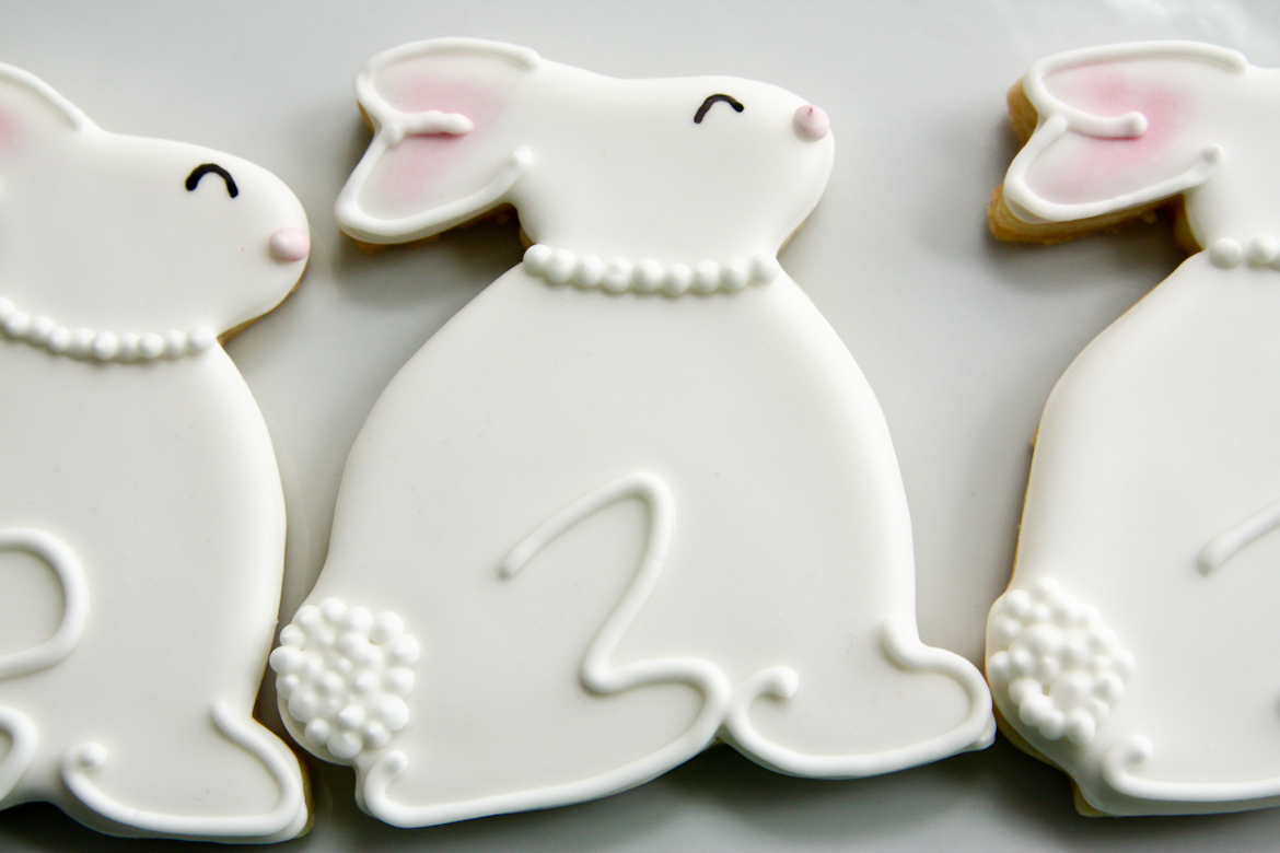 Bunny Sugar Cookies for Easter