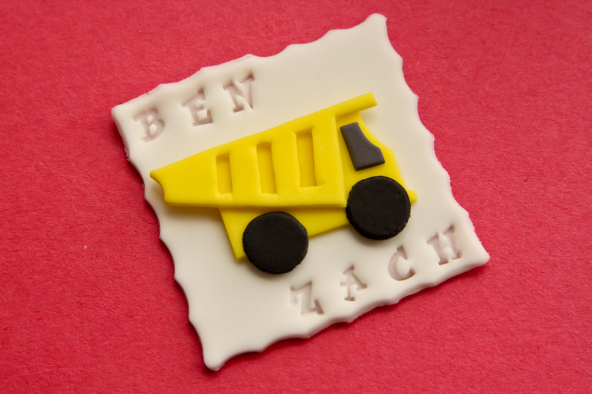 Dumptruck Cupcake Toppers