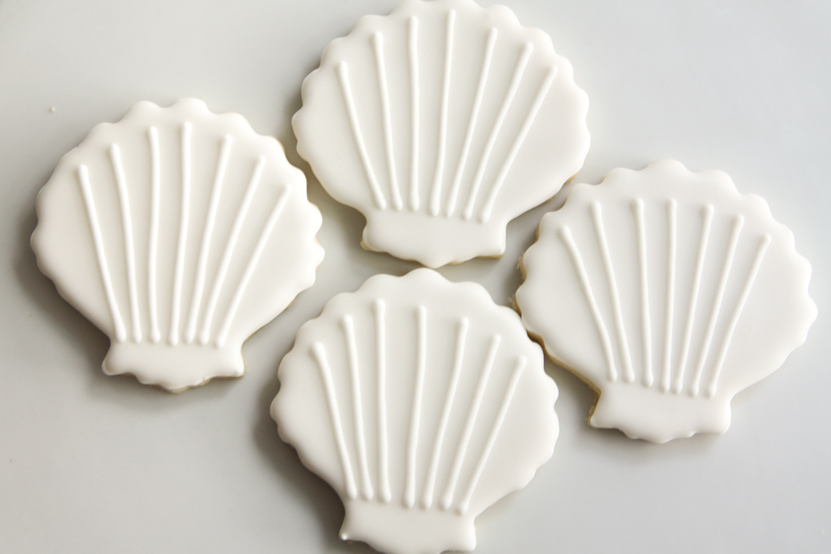 White Shell Sugar Cookies