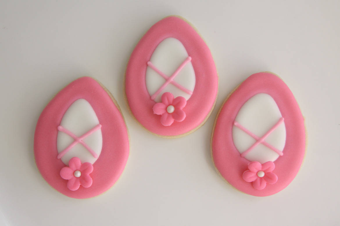 Ballerina Slipper Cookies