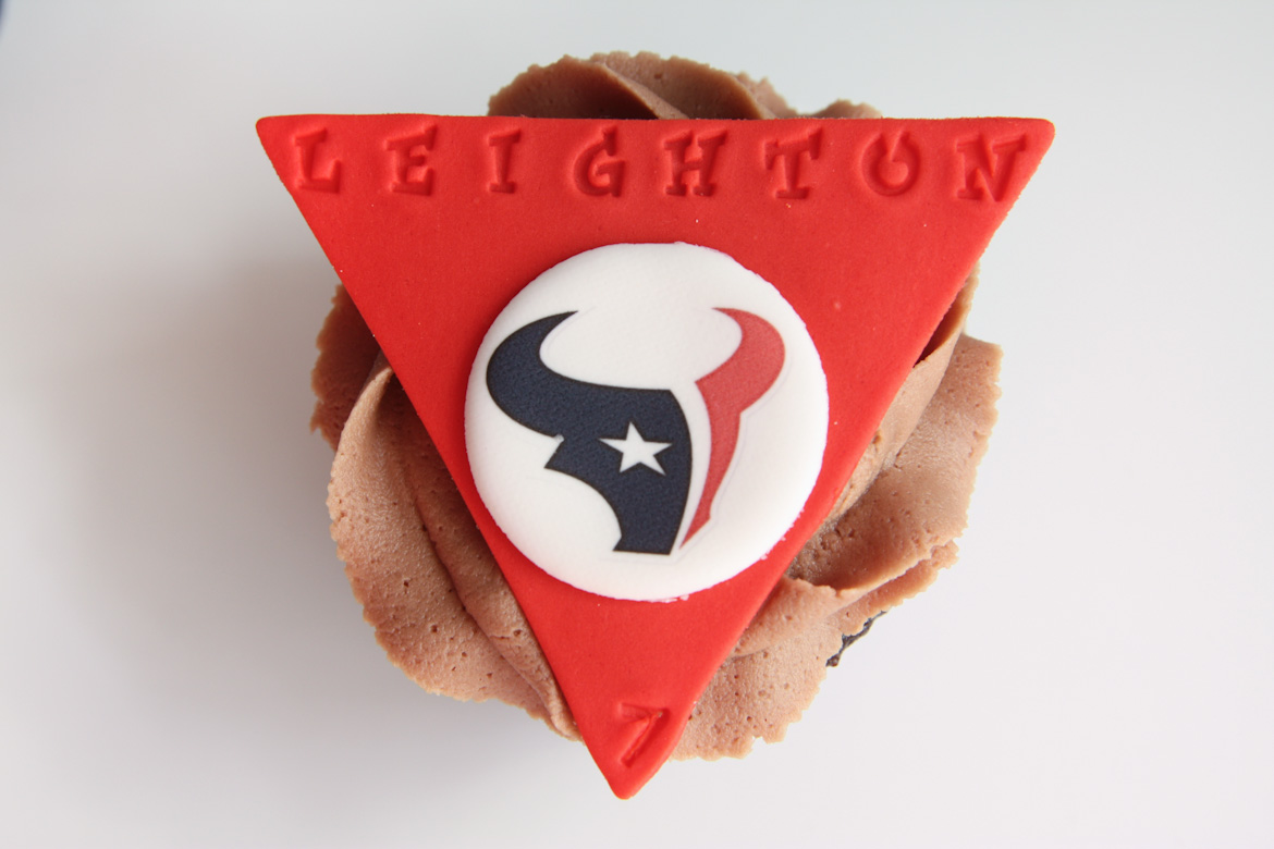 Houston Texans Cupcakes