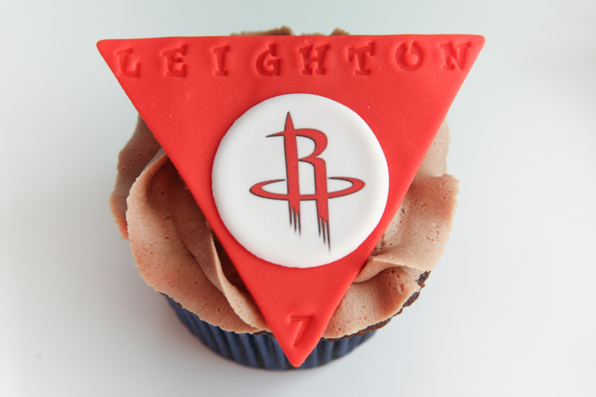 Houston Rockets Cupcakes