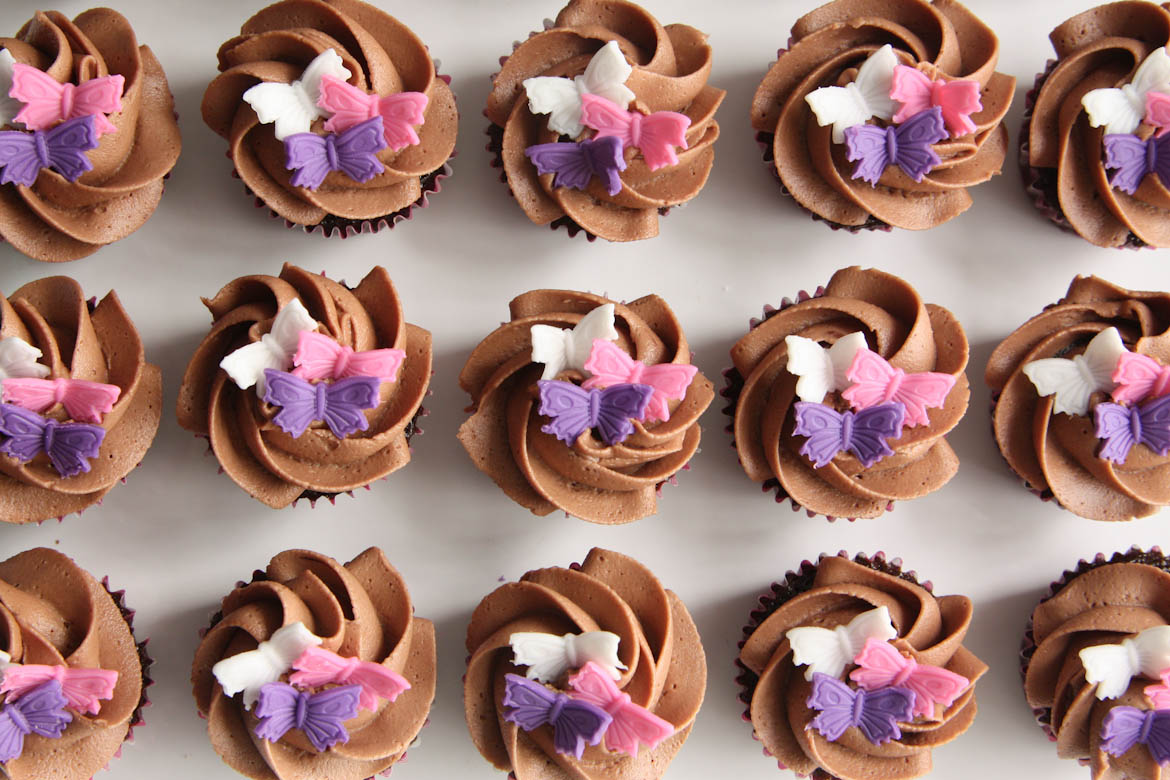 Mini Butterfly Cupcakes