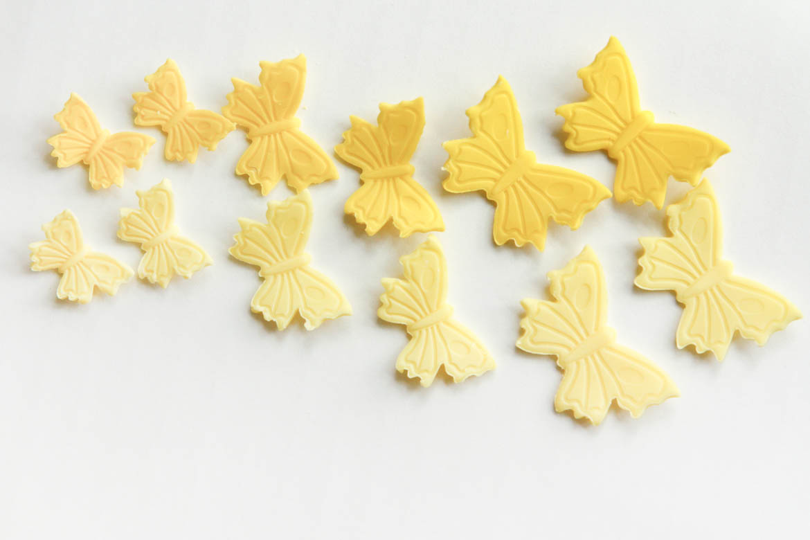 Yellow Butterfly Toppers