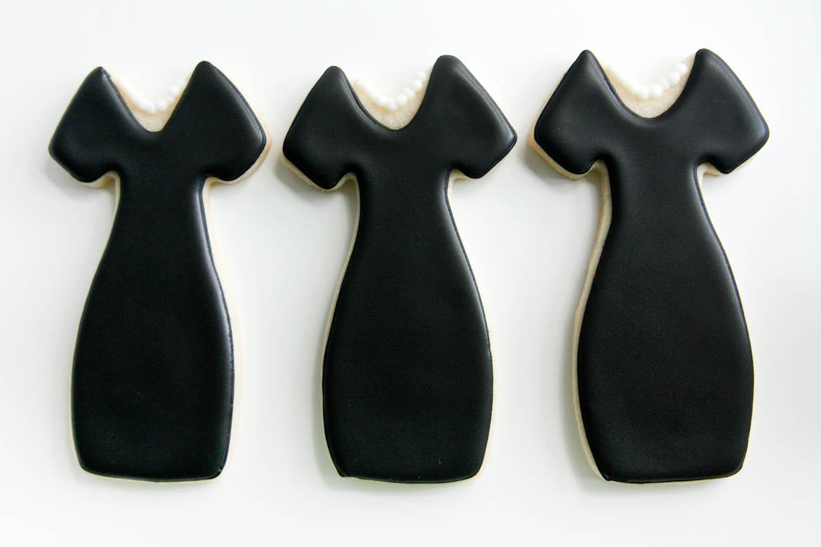Little Black Dress Cookies