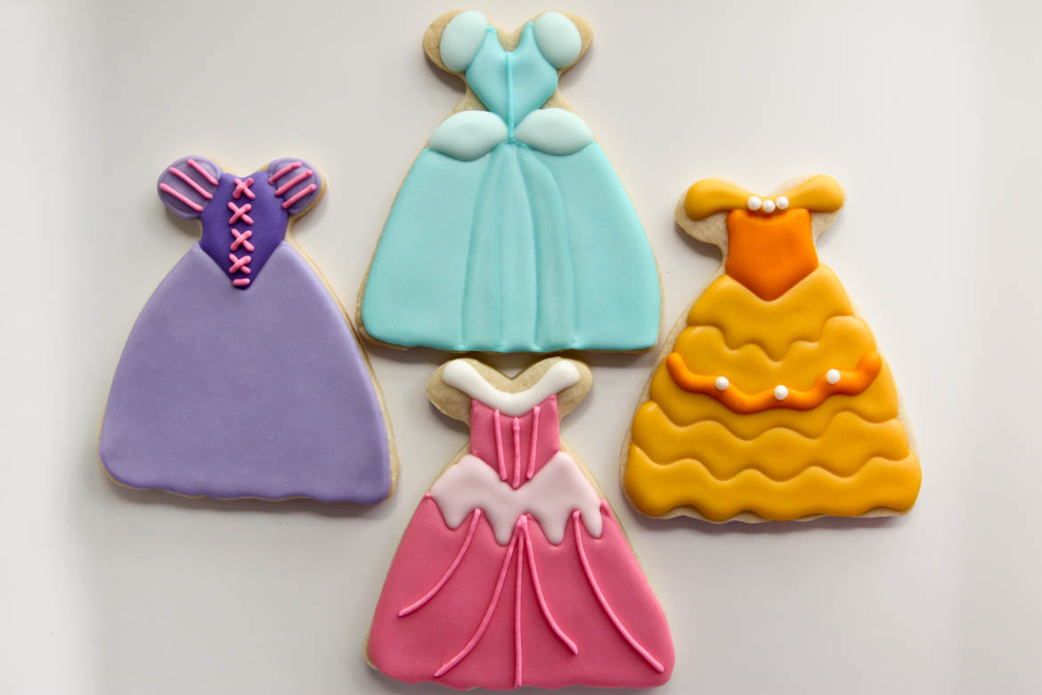 Princess Dress Cookies