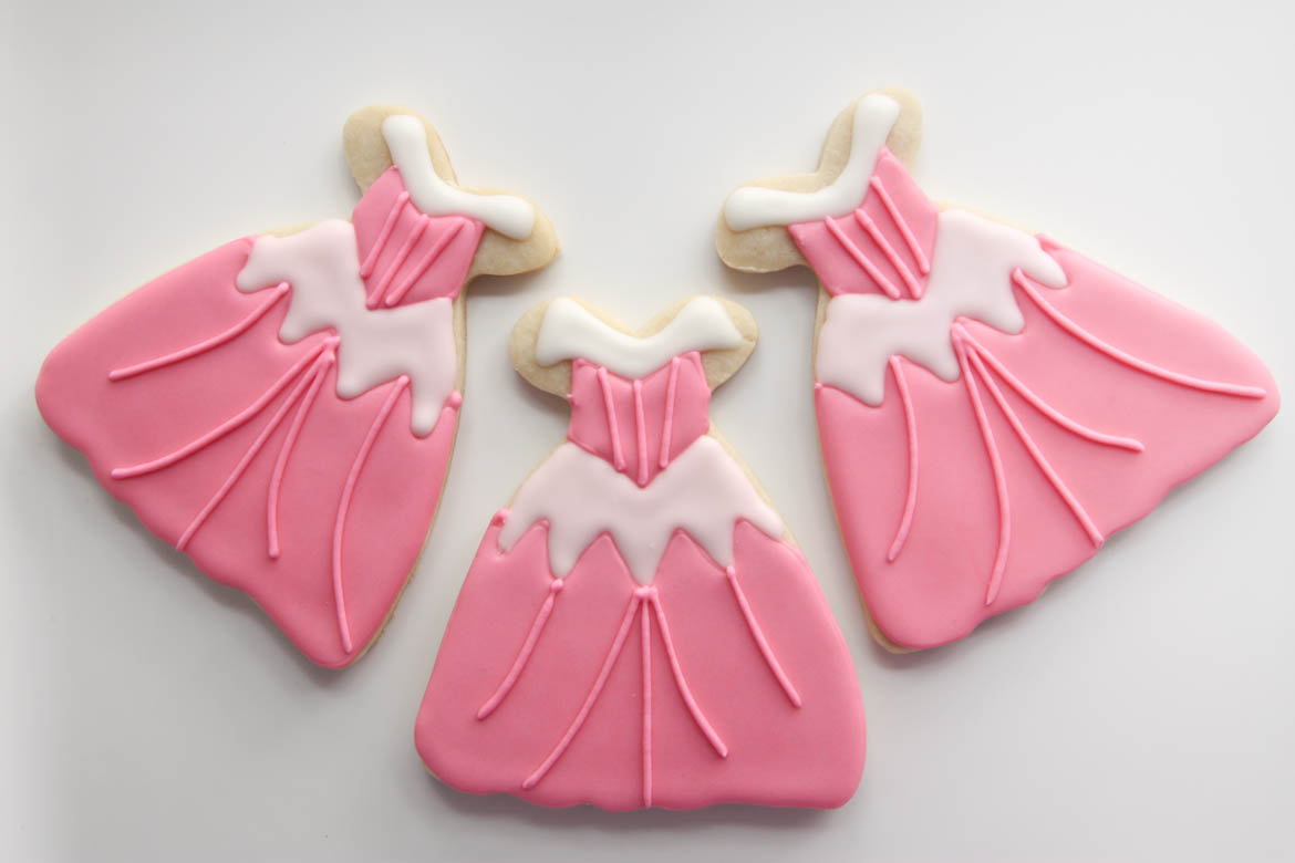 Aurora Dress Cookies