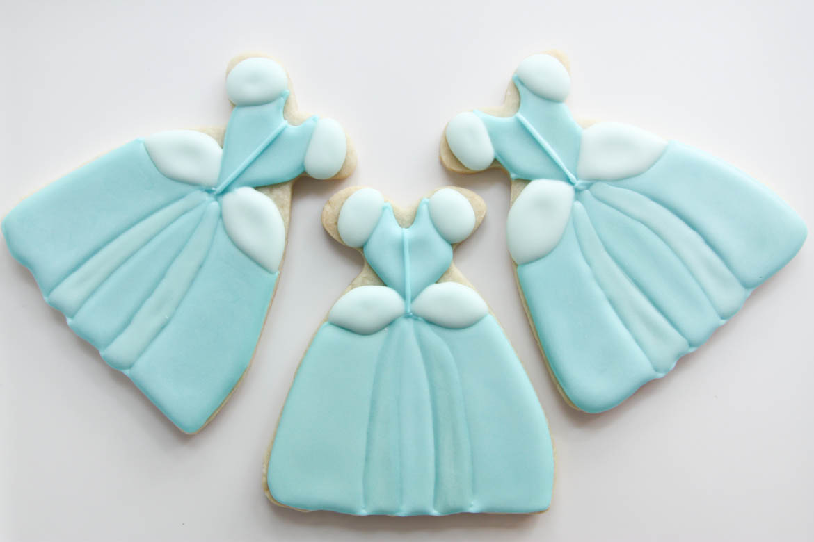 Cinderella Dress Cookies