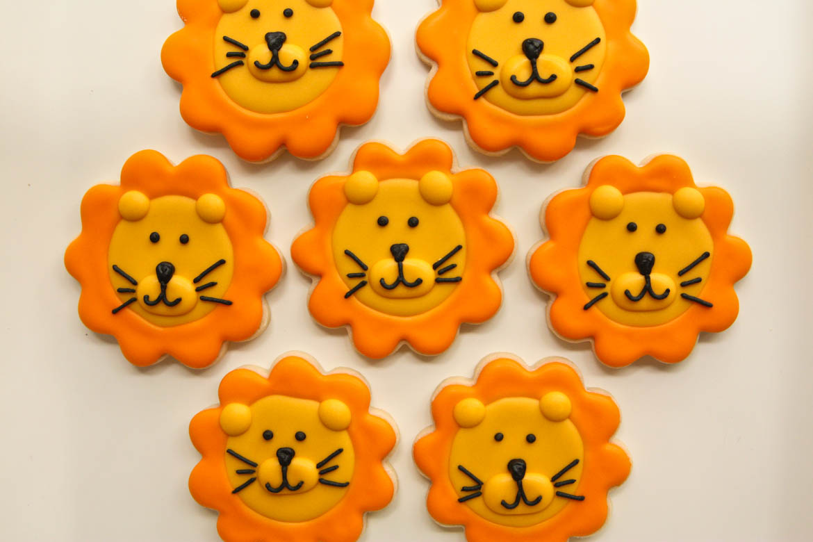 Circus Lion Cookies