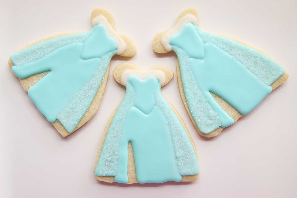 Frozen Elsa Dress Cookies