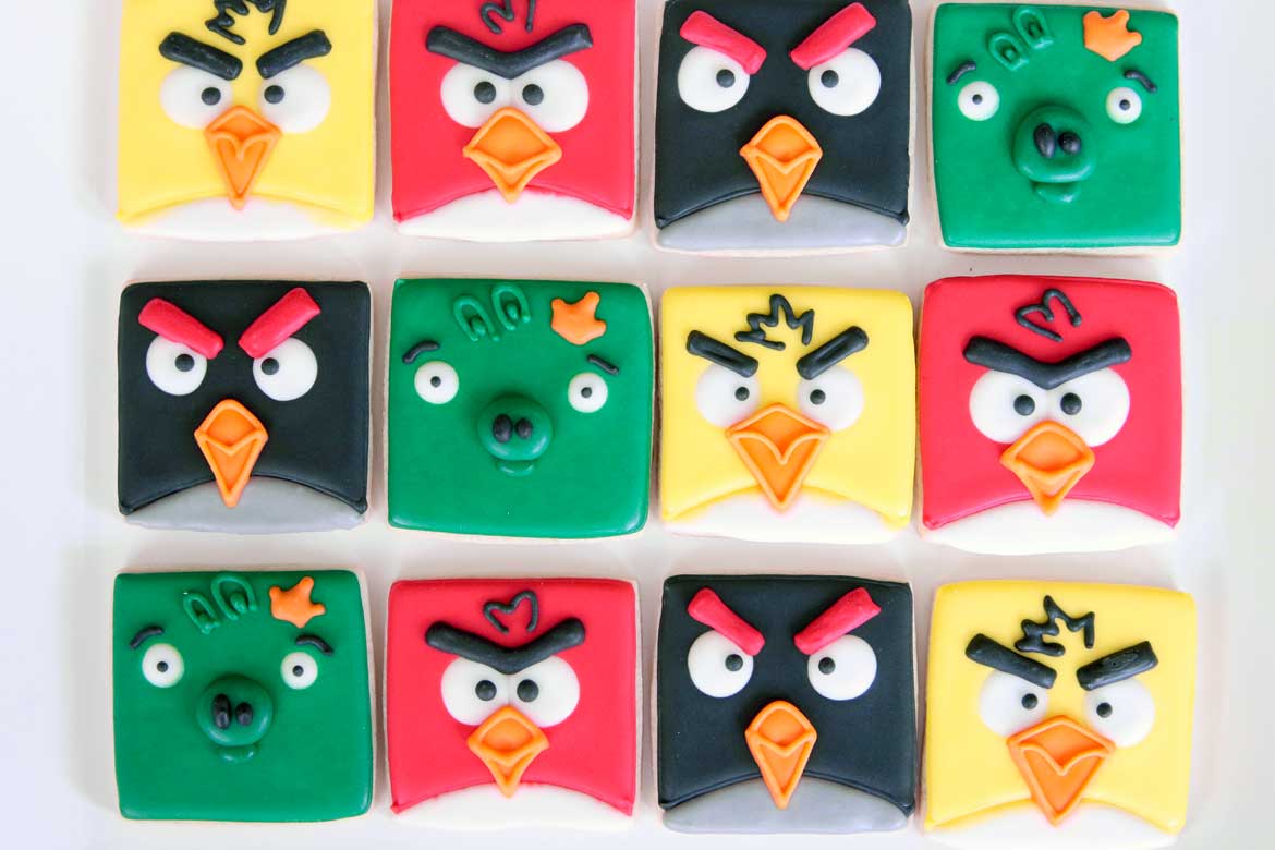 Angry Bird Cookies