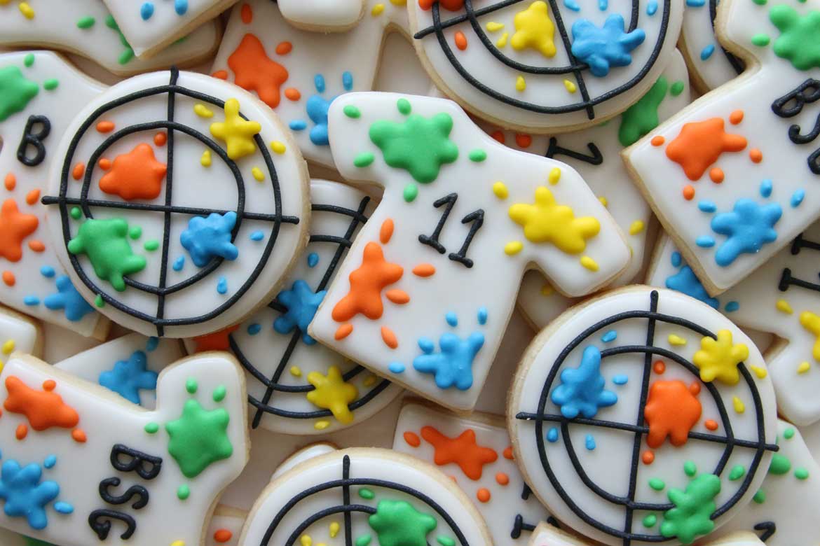 Paint Ball Cookies